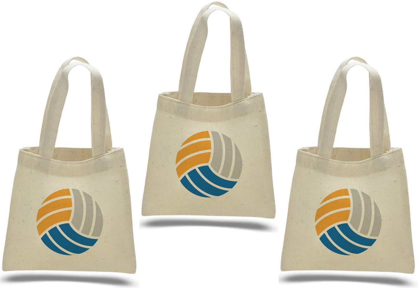 Volleyball Party Favor Bags - Perfect for Volleyball Themed Parties & Events - Set of Three Bags