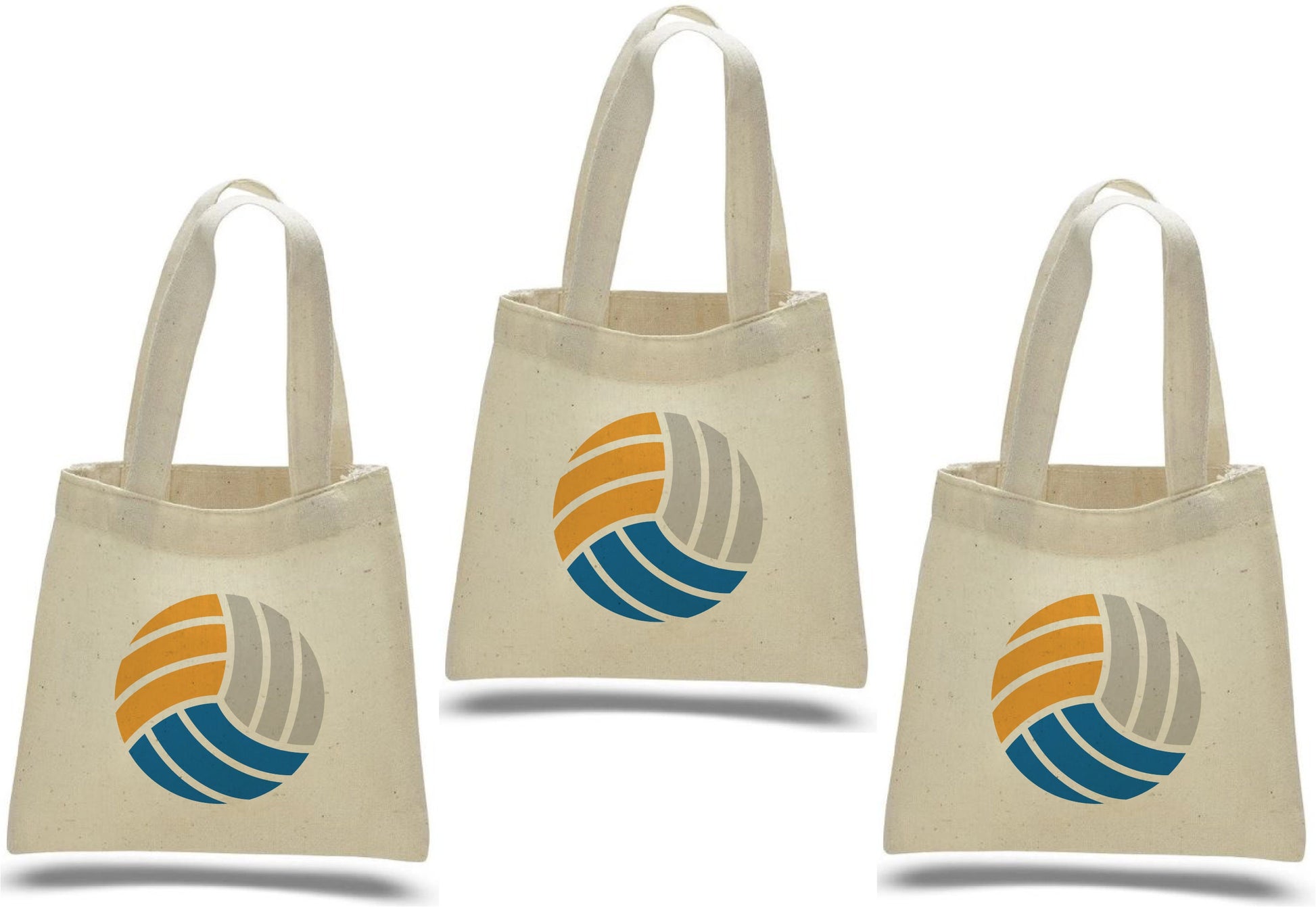 Volleyball Party Favor Bags - Perfect for Volleyball Themed Parties & Events - Set of Three Bags