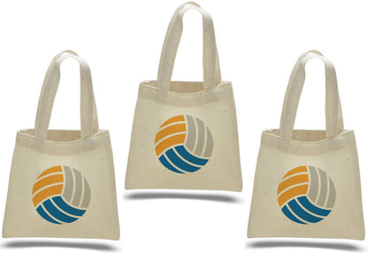 Volleyball Party Favor Bags - Perfect for Volleyball Themed Parties & Events - Set of Three Bags