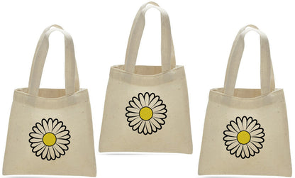 Daisy Party Favor Bags - Set of Three Bags