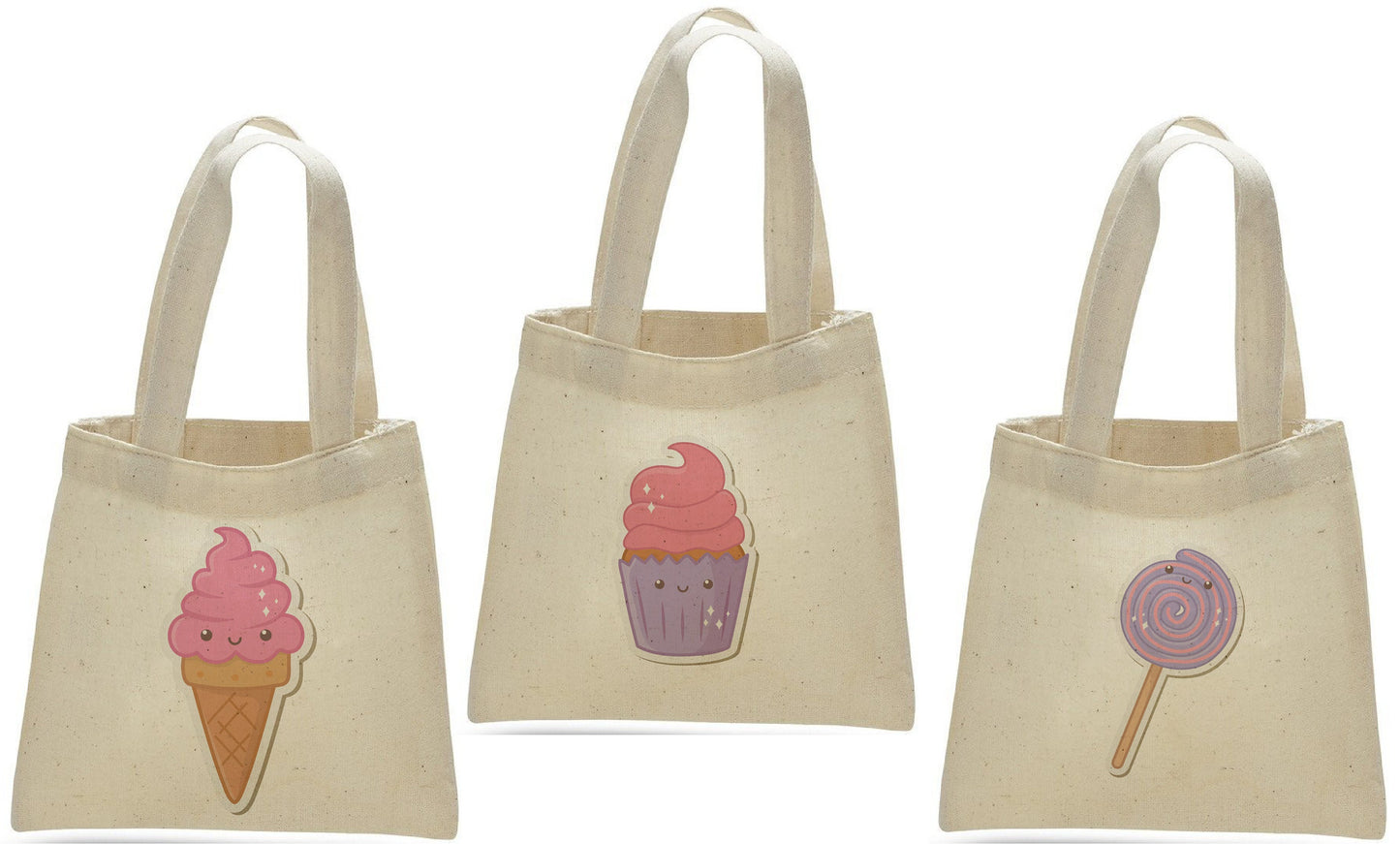 Sweet Treat Party Favor Bags - Set of Three Bags