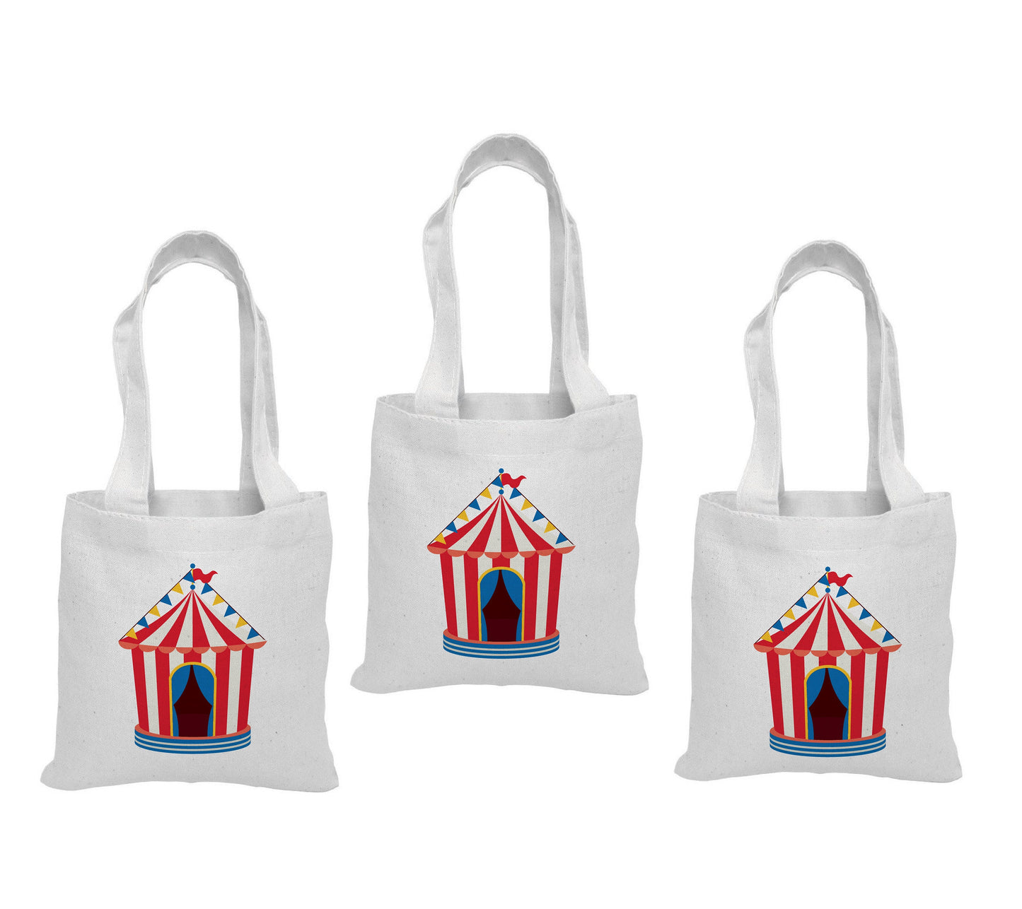 Circus Party Favor Bags - Set of Three Bags