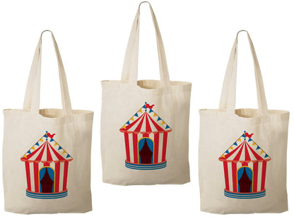 Circus Party Favor Bags - Set of Three Bags