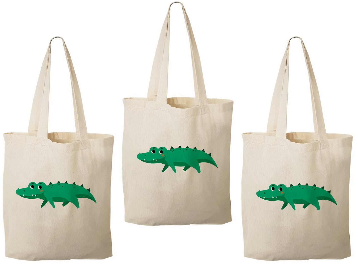 Alligator Party Favor Bags - Set of Three Bags