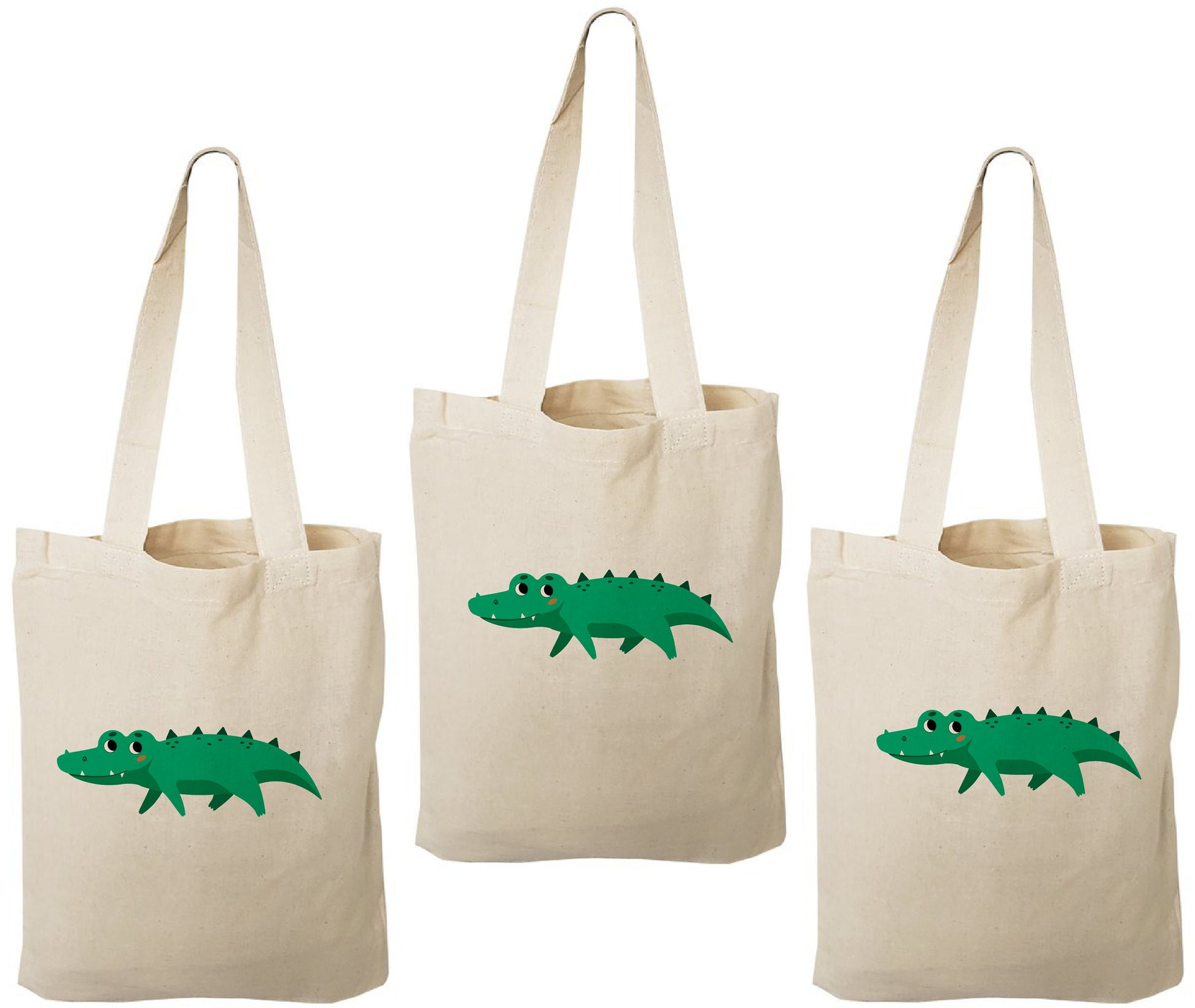 Alligator Party Favor Bags - Set of Three Bags