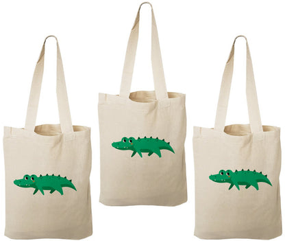 Alligator Party Favor Bags - Set of Three Bags