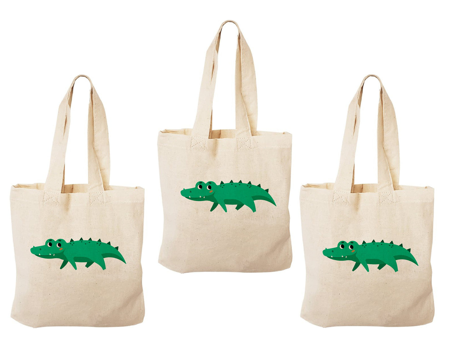 Alligator Party Favor Bags - Set of Three Bags