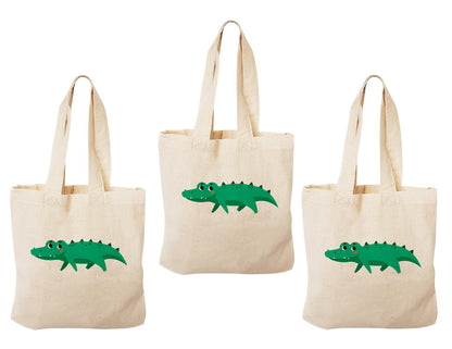 Alligator Party Favor Bags - Set of Three Bags