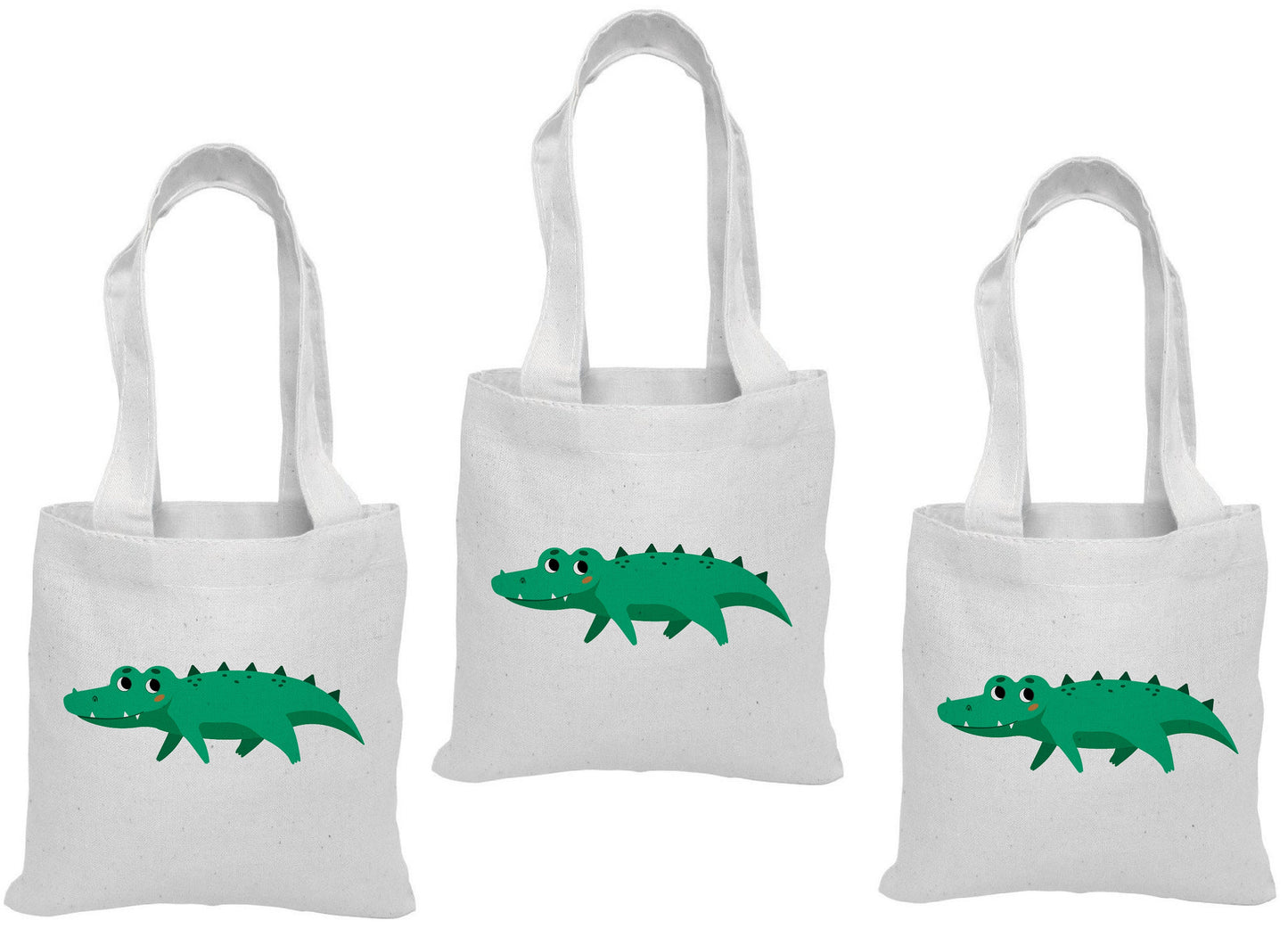 Alligator Party Favor Bags - Set of Three Bags