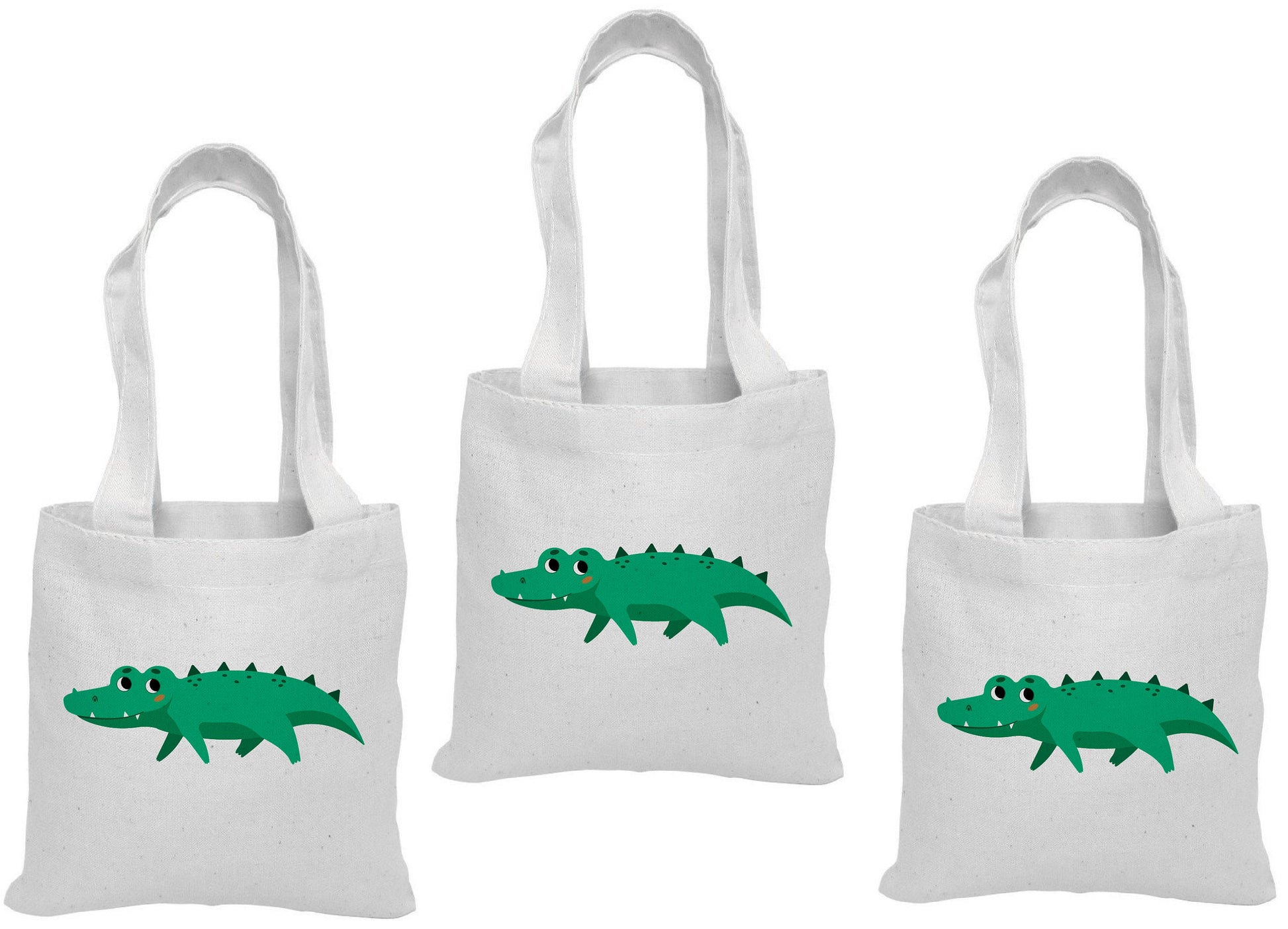 Alligator Party Favor Bags - Set of Three Bags