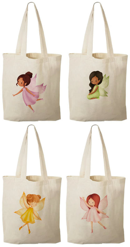 Fairy Party Favor Bags, Set of 4, Fairy Tale Goodie Bags