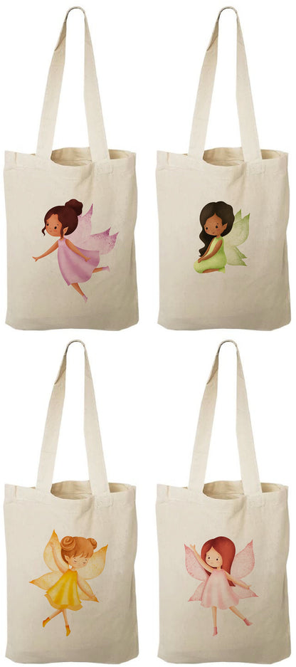 Fairy Party Favor Bags, Set of 4, Fairy Tale Goodie Bags