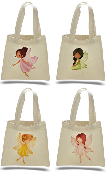 Fairy Party Favor Bags, Set of 4, Fairy Tale Goodie Bags