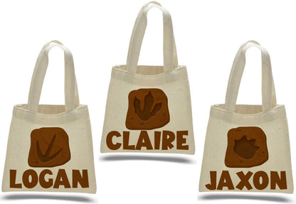 Dinosaur Fossil Party Favor Bags - Set of Three Bags