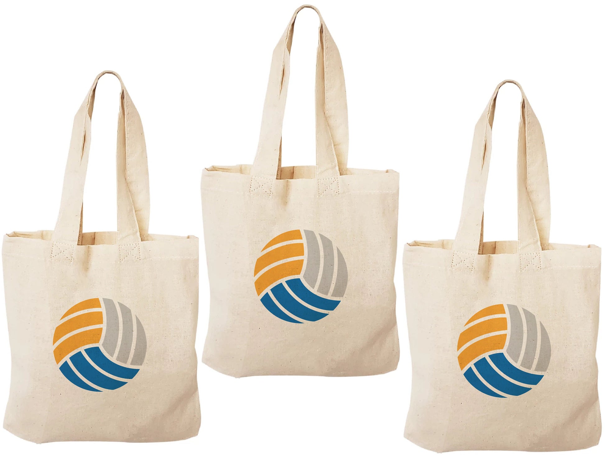 Volleyball Party Favor Bags - Perfect for Volleyball Themed Parties & Events - Set of Three Bags