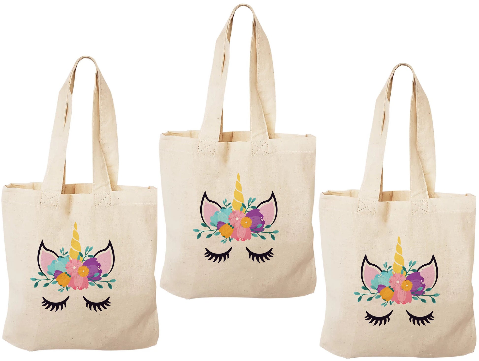 Unicorn Party Favor Bags - Set of 3