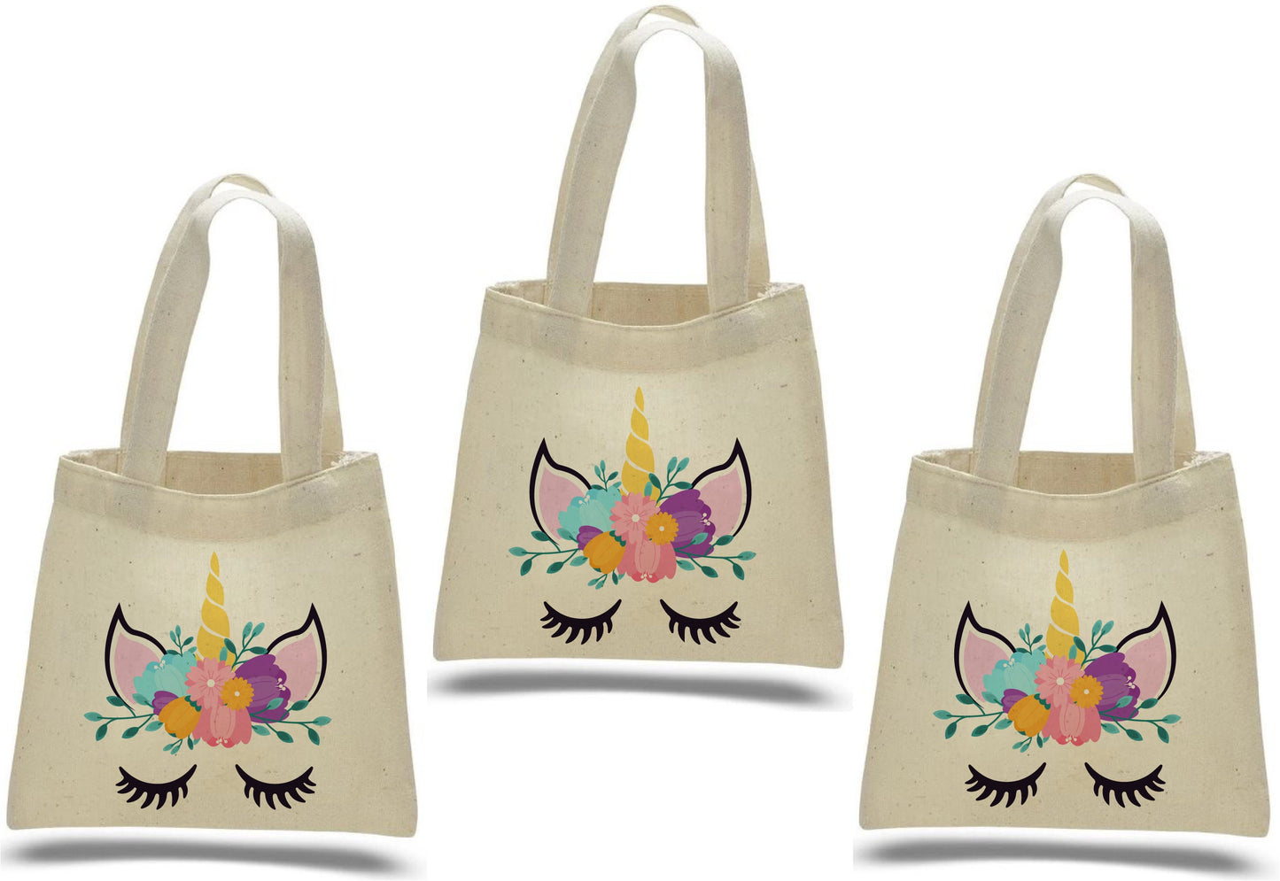 Unicorn Party Favor Bags - Set of 3