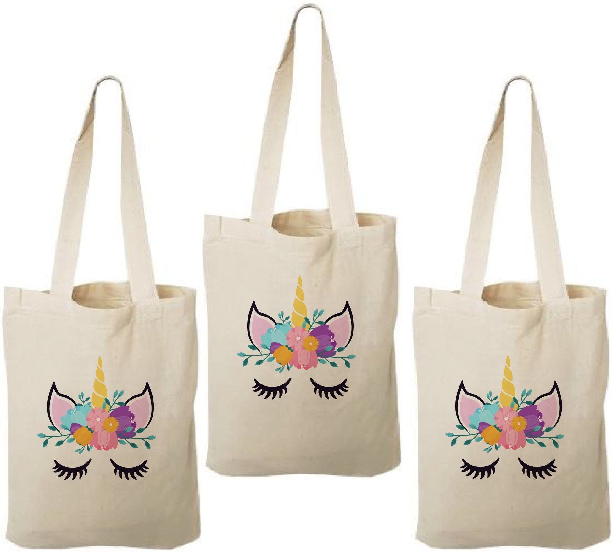 Unicorn Party Favor Bags - Set of 3
