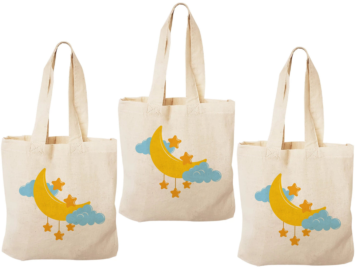 Moon and Stars Party Favor Bags - Set of Three Bags