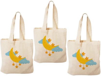 Moon and Stars Party Favor Bags - Set of Three Bags