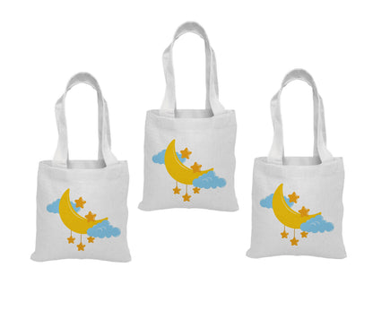 Moon and Stars Party Favor Bags - Set of Three Bags
