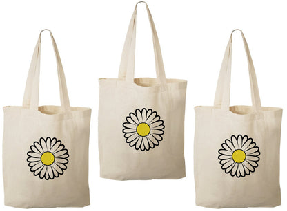 Daisy Party Favor Bags - Set of Three Bags