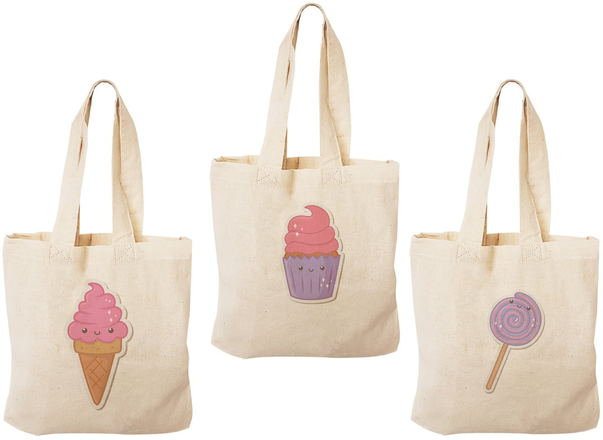 Sweet Treat Party Favor Bags - Set of Three Bags