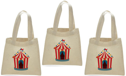 Circus Party Favor Bags - Set of Three Bags