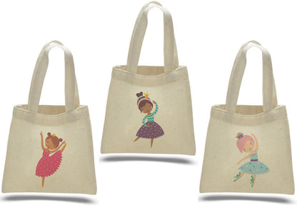 Ballerina Party Favor Bags - Set of Three Bags