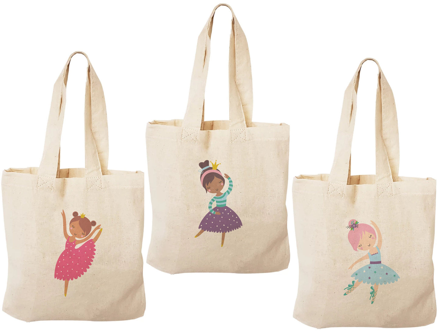 Ballerina Party Favor Bags - Set of Three Bags