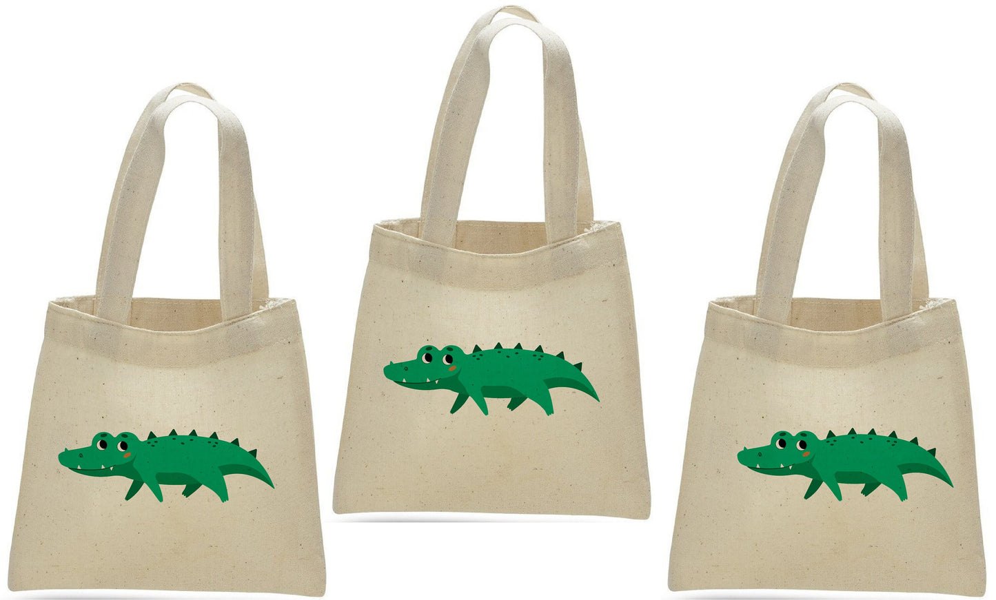Alligator Party Favor Bags - Set of Three Bags