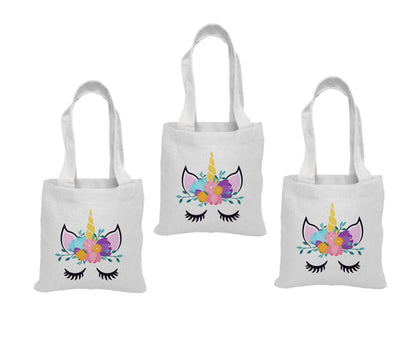 Unicorn Party Favor Bags - Set of 3