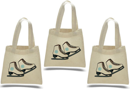 Ice Skate Party Favor Bags - Set of Three Bags