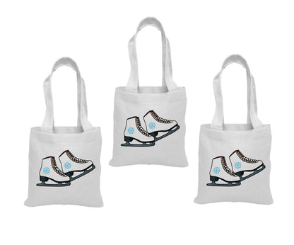 Ice Skate Party Favor Bags - Set of Three Bags