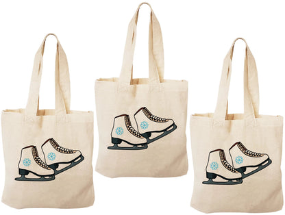 Ice Skate Party Favor Bags - Set of Three Bags