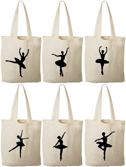 Ballerina Party Favor Bags - Set of Six Bags