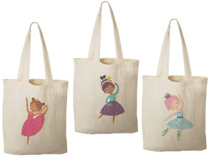 Ballerina Party Favor Bags - Set of Three Bags