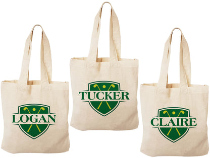 Custom Golf Party Favor Bags - Set of Three Bags