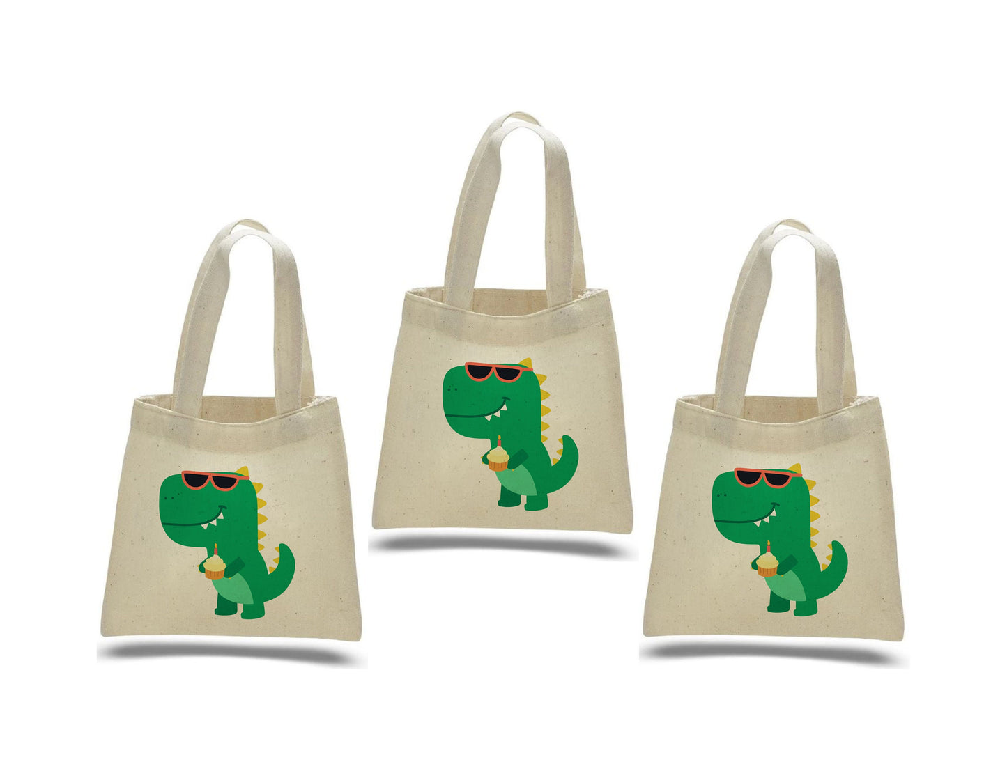Dinosaur Party Favor Bags - Set of Three Bags