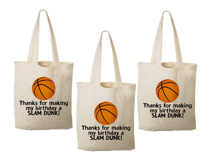 Basketball Party Favor Bags - Set of Three Bags