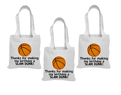 Basketball Party Favor Bags - Set of Three Bags