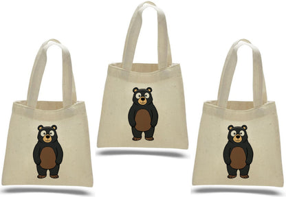 Bear Party Favor Bags - Set of Three Bags