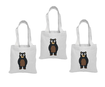 Bear Party Favor Bags - Set of Three Bags