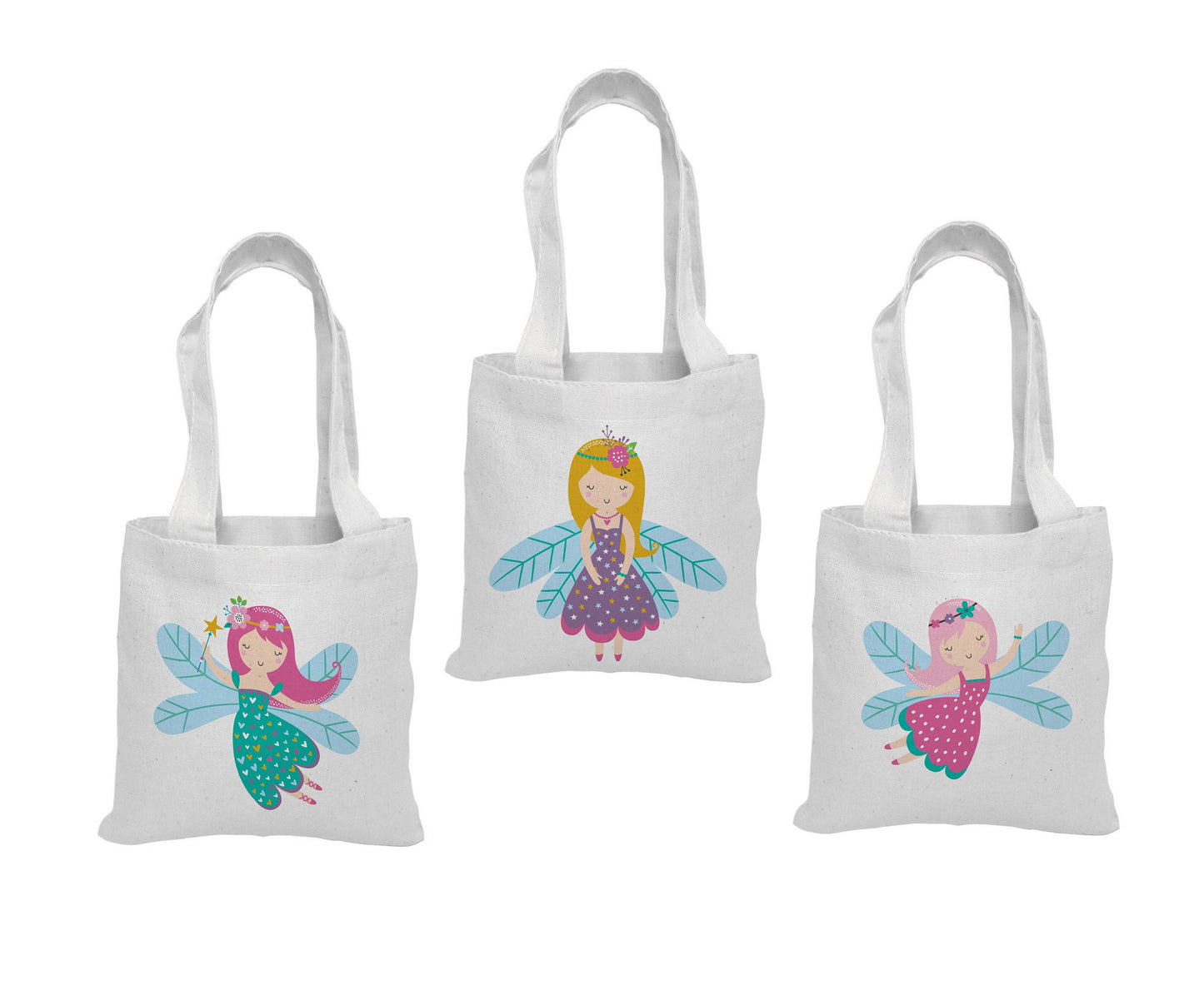 Fairy Party Favor Bags - Set of Three Bags