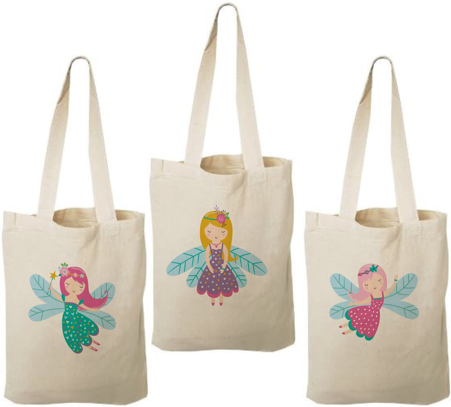 Fairy Party Favor Bags - Set of Three Bags