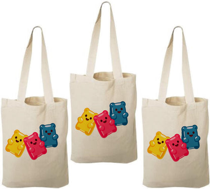 Gummy Bear Party Favor Bags - Set of Three Bags