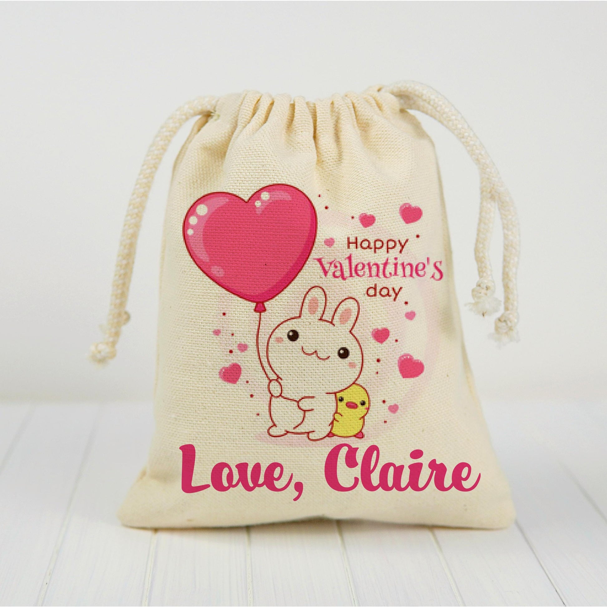 Personalized Valentine's Day Party Favor Bags