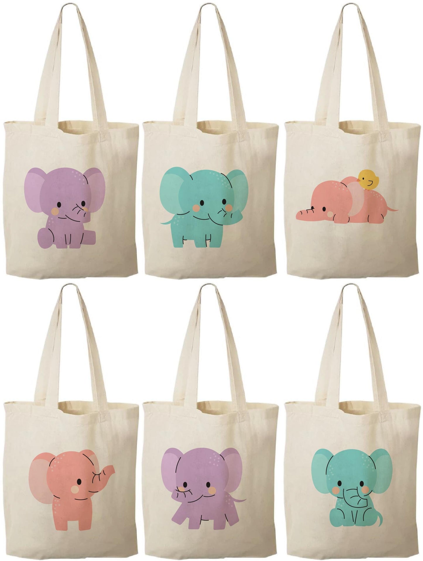 Elephant Party Favor Bags - Perfect for Elephant Themed Parties and Baby Showers!