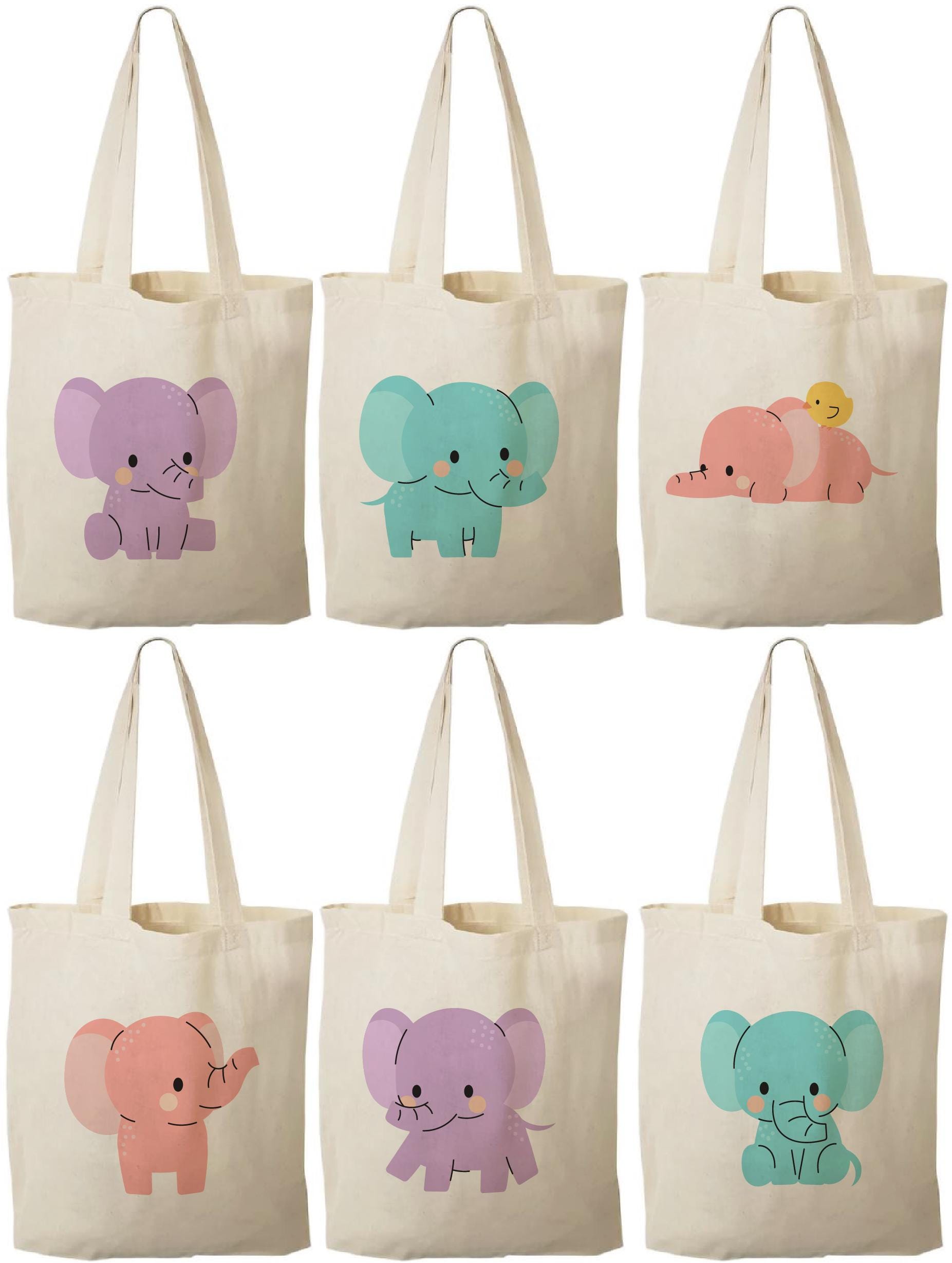 Elephant Party Favor Bags - Perfect for Elephant Themed Parties and Baby Showers!