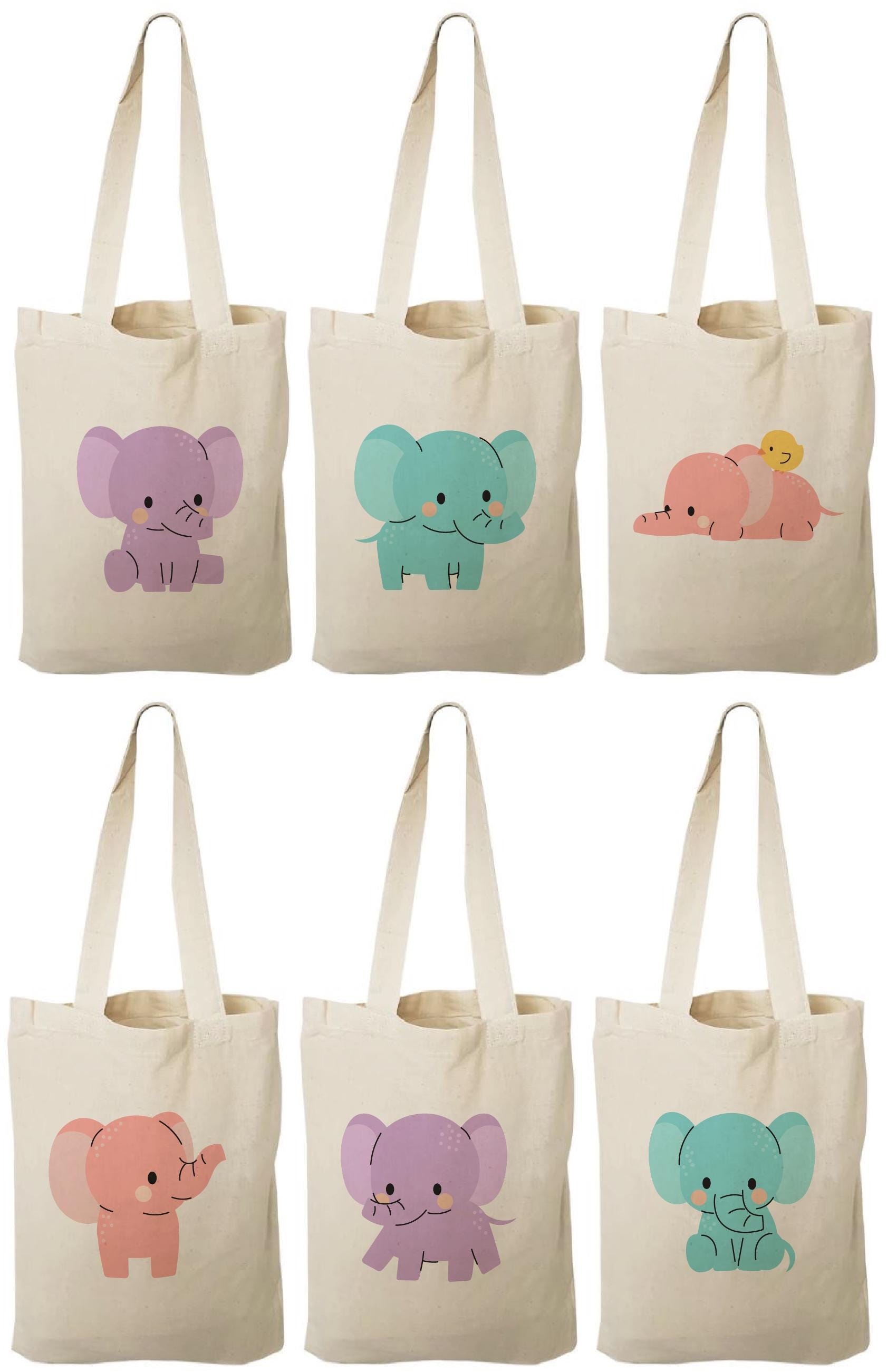 Elephant Party Favor Bags - Perfect for Elephant Themed Parties and Baby Showers!